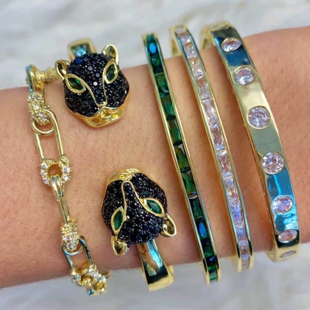 Melinda María baby jaguar cuff bracelet